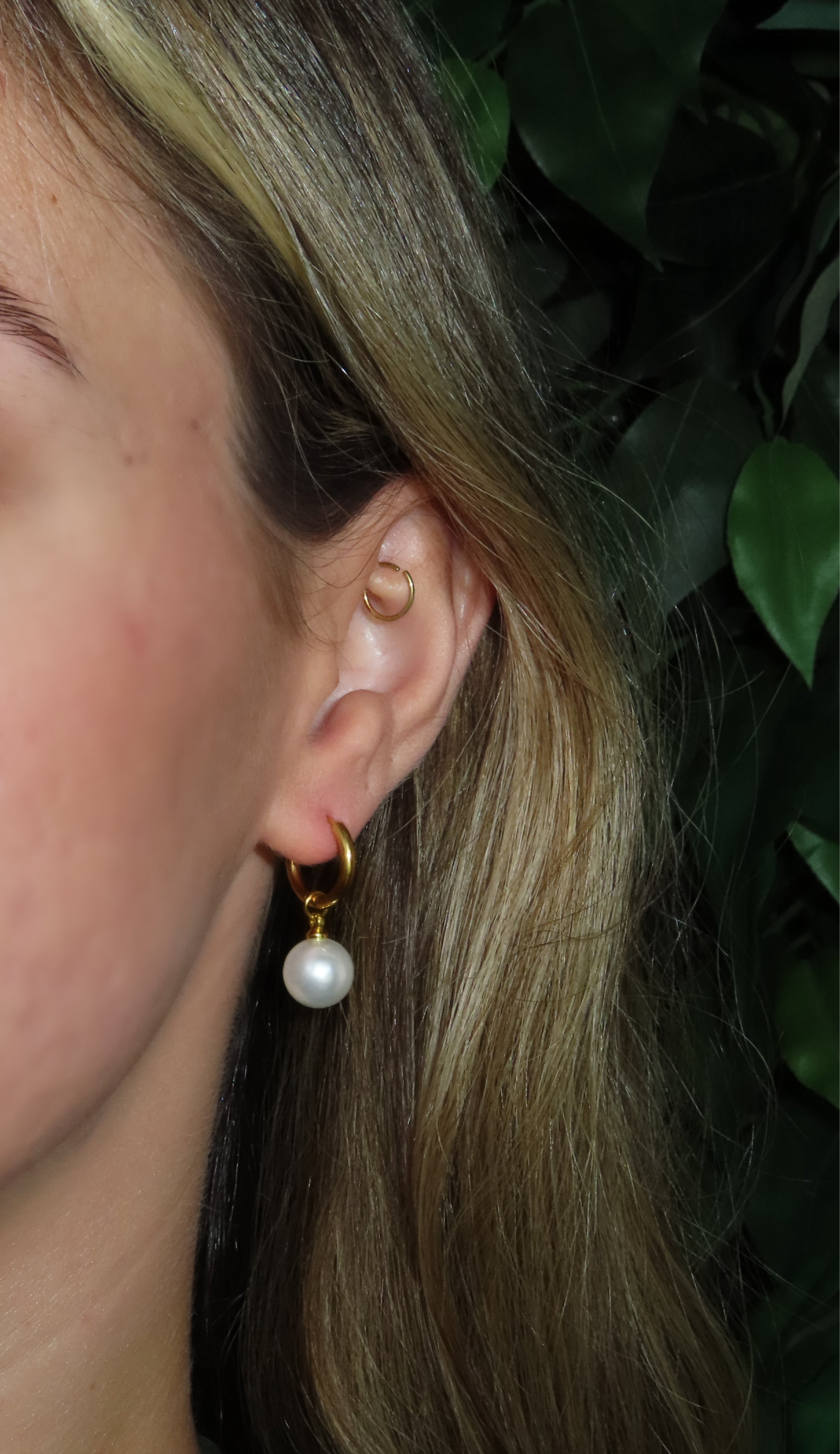 Pearl Hoops