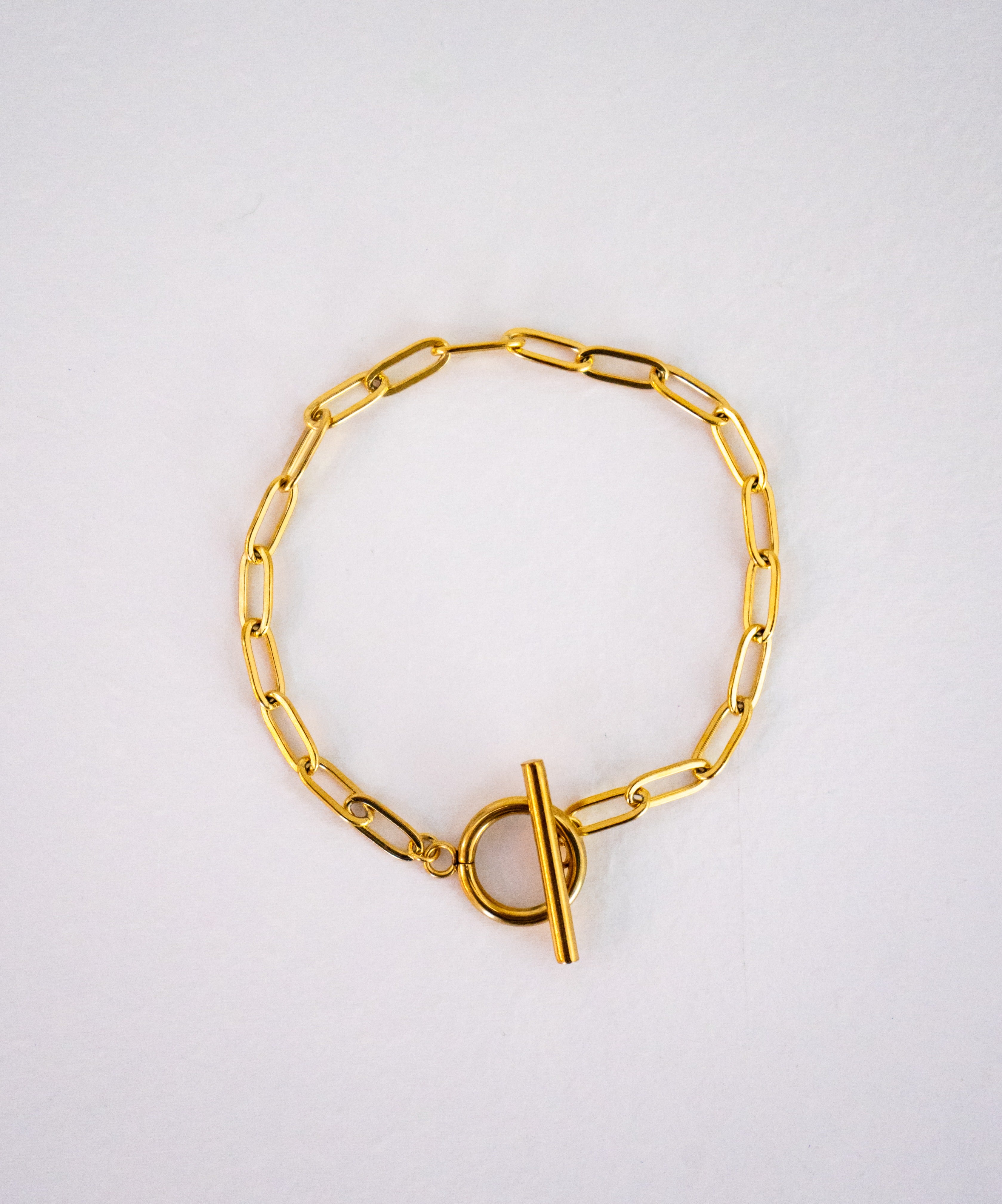 Classic Gold Link Bracelet-Duh Dana