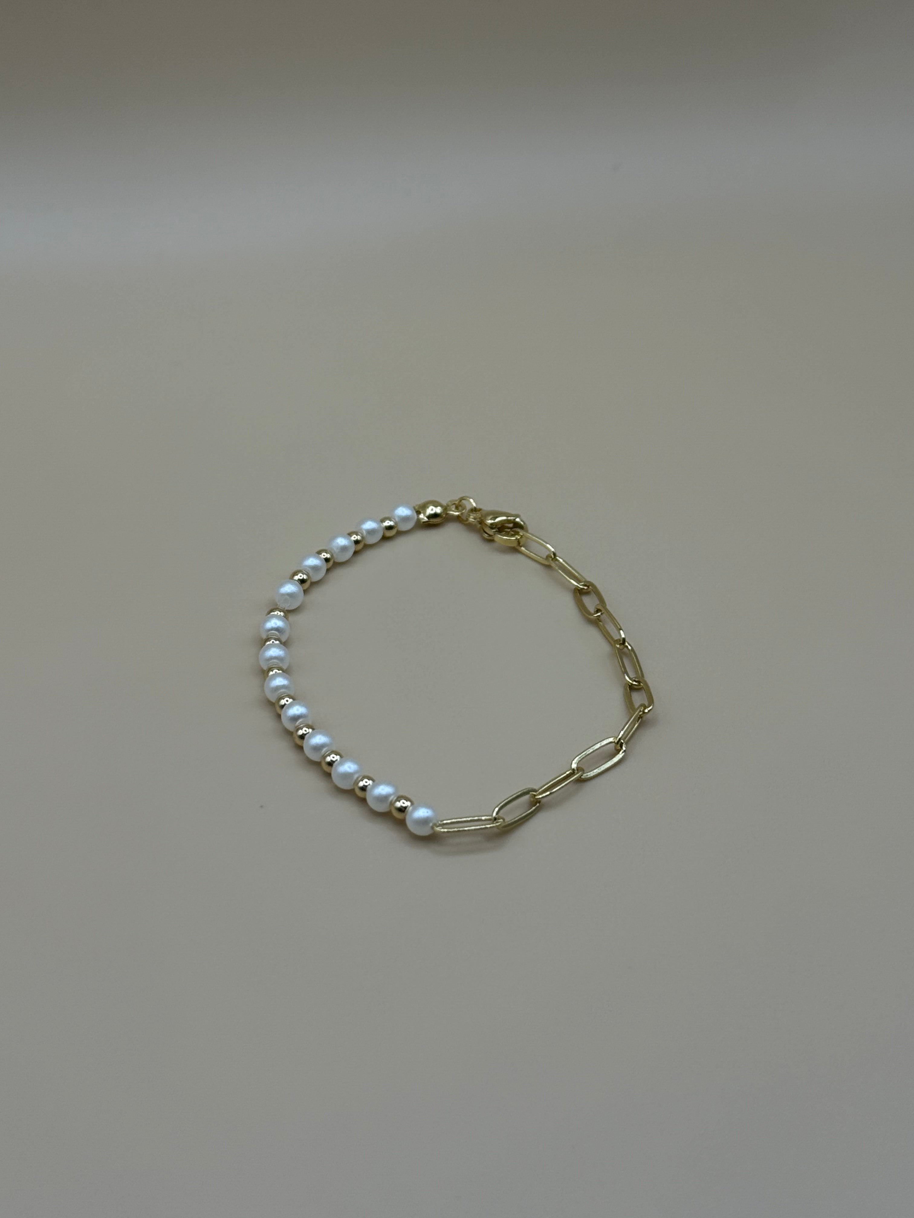 Paperclip Beaded Bracelet