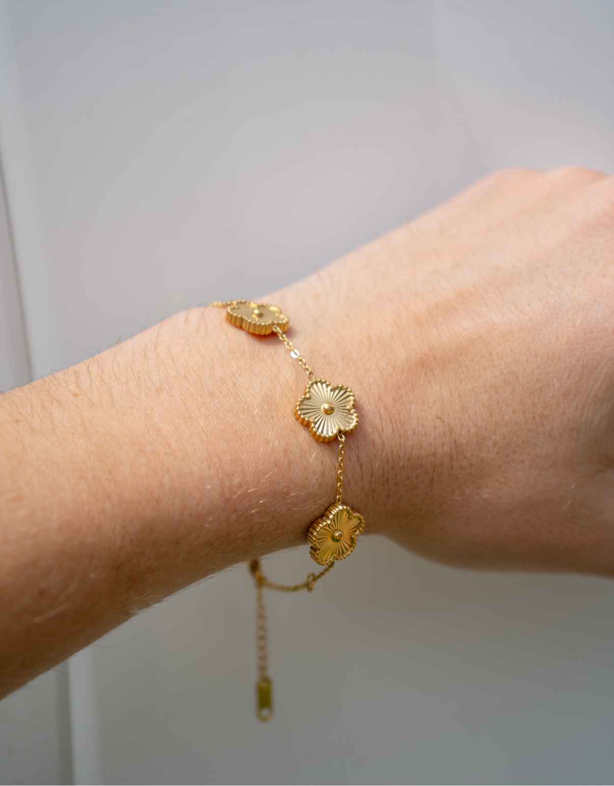 Gold Flower Bracelet