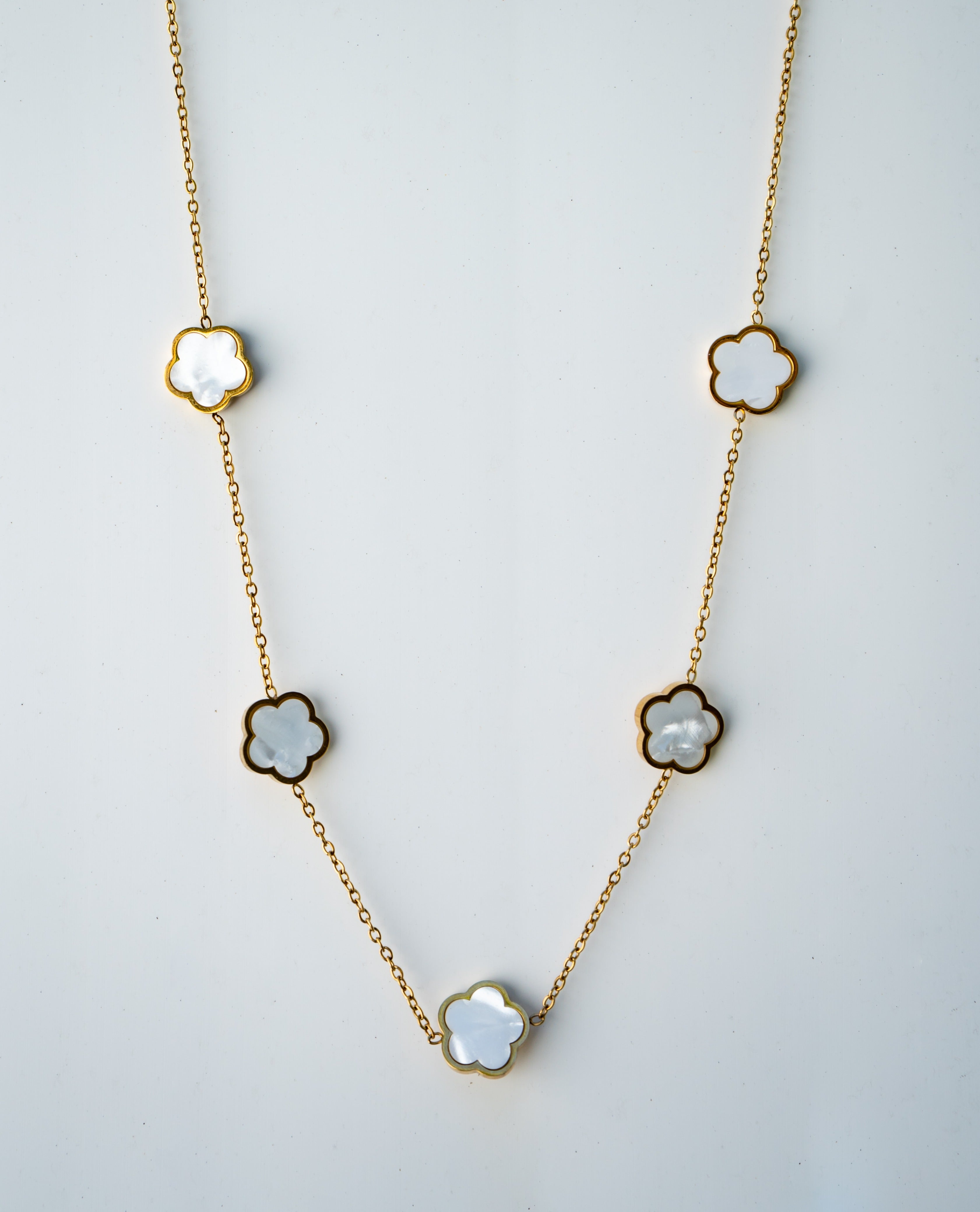Floral Charm Necklace-Duh Dana