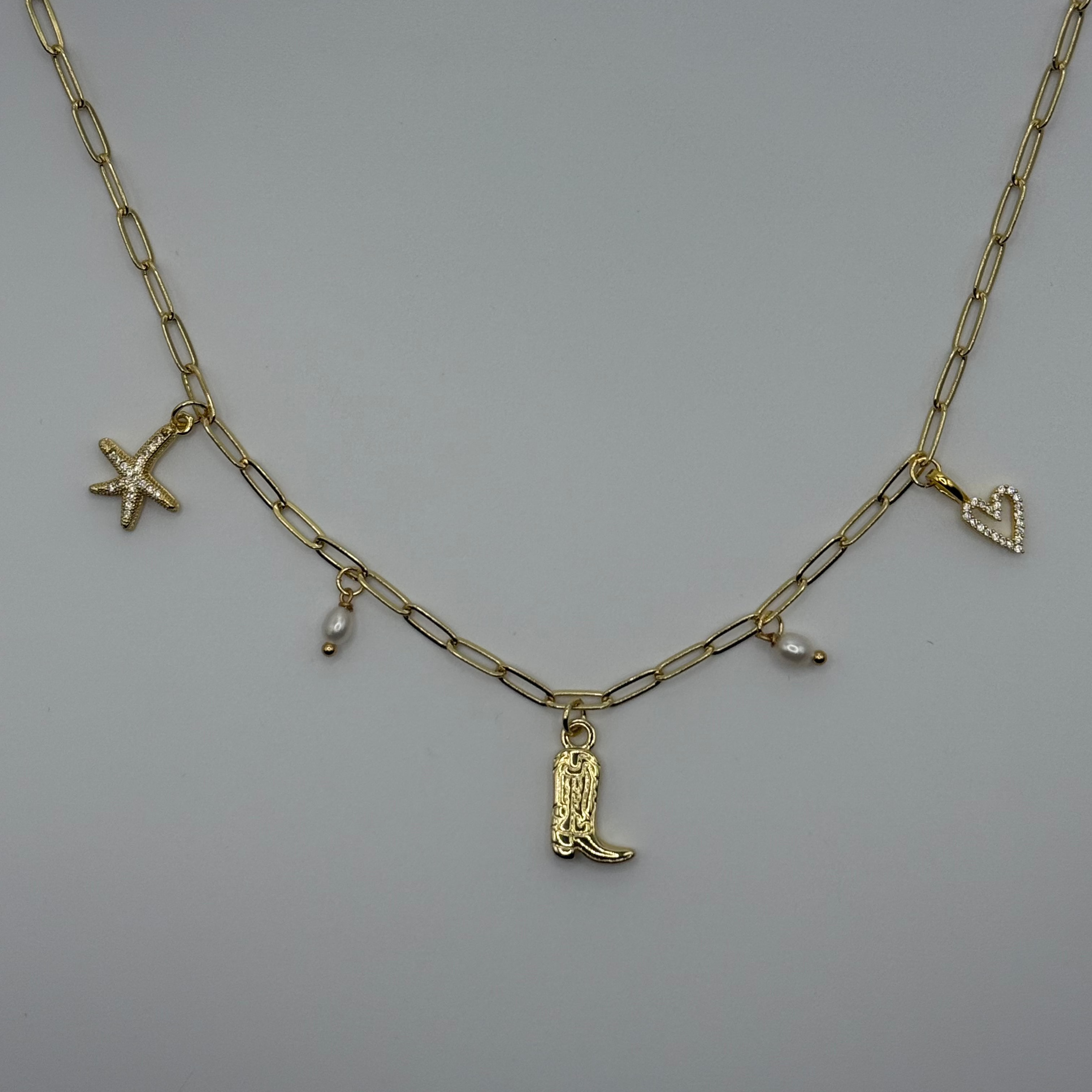 Limited Edition - Coastal Cowgirl Charm Necklace